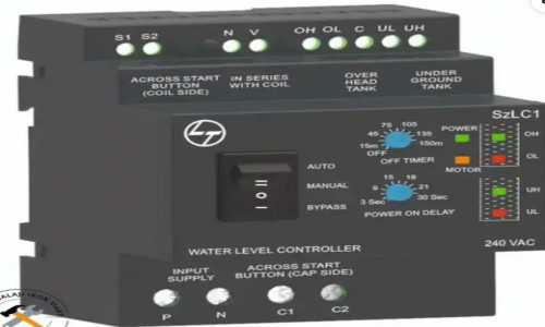 L and T Auto Water Level Controller SzLC1 For Single Phase Starter and Cap Double Tank Application Lauritz Knudsen