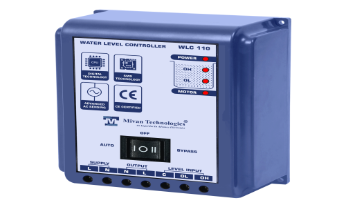 WLC 110 HD Water Level Controller and 3 sensors with water level indications fully automatic